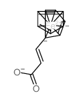 Ferrocene,(2-carboxyethenyl)- Structure