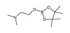 DIMETHYL-[2-(4,4,5,5-TETRAMETHYL-[1,3,2]DIOXABOROLAN-2-YLOXY)-ETHYL]-AMINE Structure