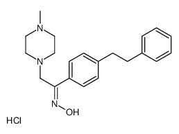 (NZ)-N-[2-(4-methylpiperazin-1-yl)-1-[4-(2-phenylethyl)phenyl]ethylidene]hydroxylamine,hydrochloride Structure