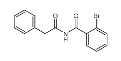 2-bromo-N-(2-phenylacetyl)benzamide Structure