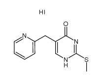 2-(methylthio)-5-(pyridin-2-ylmethyl)pyrimidin-4(1H)-one hydroiodide Structure