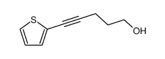 5-(thiophen-2-yl)pent-4-yn-1-ol Structure