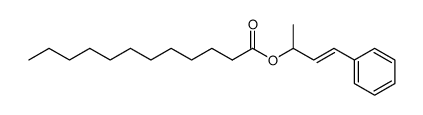 (E)-4-phenylbut-3-en-2-yl dodecanoate结构式