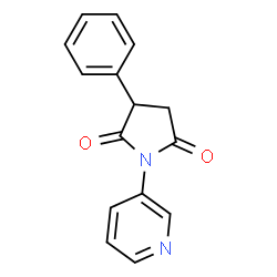 N-(3-pyridyl)-3-phenylsuccinimide Structure