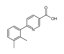 6-(2,3-dimethylphenyl)pyridine-3-carboxylic acid结构式