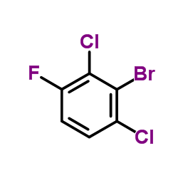 2-Bromo-1,3-dichloro-4-fluorobenzene Structure