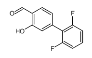 4-(2,6-difluorophenyl)-2-hydroxybenzaldehyde Structure