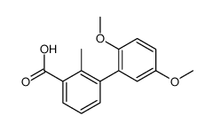 3-(2,5-dimethoxyphenyl)-2-methylbenzoic acid Structure