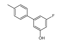 3-fluoro-5-(4-methylphenyl)phenol结构式