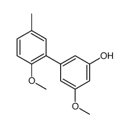3-methoxy-5-(2-methoxy-5-methylphenyl)phenol结构式