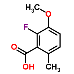 Benzoic acid, 2-fluoro-3-Methoxy-6-Methyl- Structure
