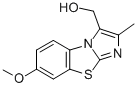 7-methoxy-2-methylimidazo[2,1-b]benzothiazole-3-methanol structure