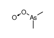 λ1-oxidanyloxy(dimethyl)arsane Structure