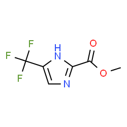 4-TRIFLUOROMETHYL-1H-IMIDAZOLE-2-CARBOXYLIC ACID METHYL ESTE结构式