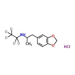 3,4-MDEA-d5 (hydrochloride)结构式