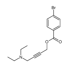 4-(diethylamino)but-2-ynyl 4-bromobenzoate Structure