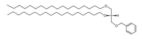 1,2-di-O-octadecyl-3-O-benzyl-sn-glycerol Structure