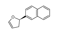 (R)-2,3-dihydro-2-(naphthalen-2-yl)furan Structure