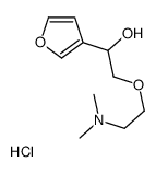 2-[2-(dimethylamino)ethoxy]-1-(furan-3-yl)ethanol,hydrochloride结构式