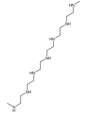 N-methyl-N'-[2-[2-[2-[2-[2-(methylamino)ethylamino]ethylamino]ethylamino]ethylamino]ethyl]ethane-1,2-diamine结构式