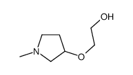 2-((1-Methylpyrrolidin-3-yl)oxy)ethanol structure