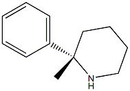 (S)-2-methyl-2-phenylpiperidine structure