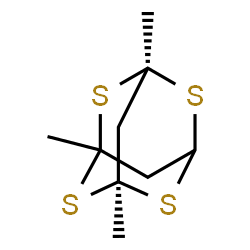 1,3,5-Trimethyl-2,4,6,8-tetrathiaadamantane structure