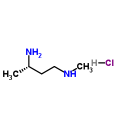 (3S)-N1-Methyl-1,3-butanediamine hydrochloride (1:1) Structure