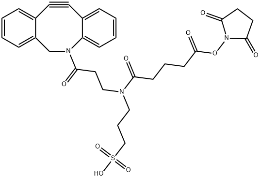 硫磺-二苯基环辛炔-NHS酯;硫磺-二苯并环辛炔-NHS酯;硫磺-二苯并环辛炔-琥珀酰亚胺酯图片