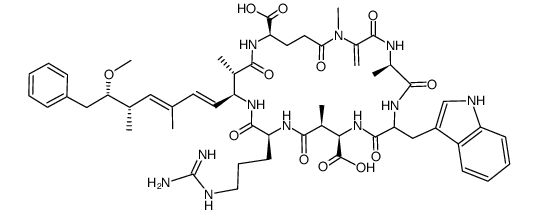 微囊藻毒素Microcystin-WR结构式