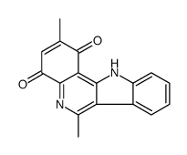 2,6-dimethyl-11H-indolo[3,2-c]quinoline-1,4-dione结构式