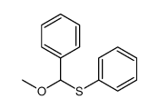 [methoxy(phenyl)methyl]sulfanylbenzene Structure