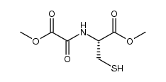 N-methyloxalyl-L-cysteine methyl ester Structure