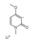 lithium,4-methoxy-1-methyl-3H-pyridin-3-id-2-one结构式