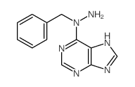 1-benzyl-1-(5H-purin-6-yl)hydrazine Structure