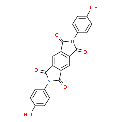 N,N'-Bis(4-hydroxyphenyl)-1,2:4,5-benzenebis(dicarbimide) Structure