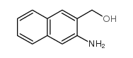 (3-Aminonaphthalen-2-yl)methanol structure