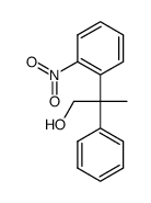 2-(2-nitrophenyl)-2-phenylpropan-1-ol结构式