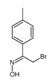 N-[2-bromo-1-(4-methylphenyl)ethylidene]hydroxylamine Structure