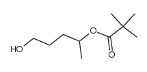 5-hydroxypentan-2-yl pivalate结构式