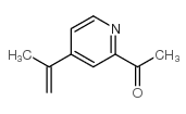 2-acetyl-4-isopropenyl pyridine结构式