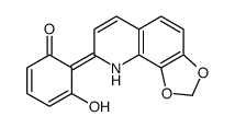 6-(9H-[1,3]dioxolo[4,5-h]quinolin-8-ylidene)-5-hydroxycyclohexa-2,4-dien-1-one Structure
