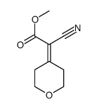 methyl 2-cyano-2-(oxan-4-ylidene)acetate Structure
