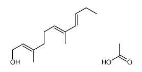 acetic acid,3,7-dimethylundeca-2,6,8-trien-1-ol Structure