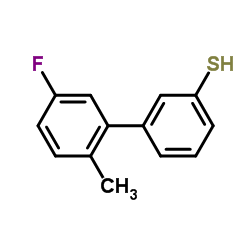 5'-Fluoro-2'-methyl-3-biphenylthiol Structure
