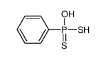 hydroxy-phenyl-sulfanyl-sulfanylidene-λ5-phosphane Structure
