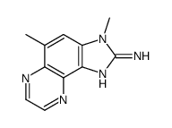 2-AMINO-3,5-DIMETHYLIMIDAZO(4,5-F)QUINOXALINE structure