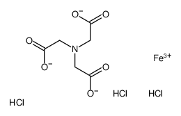 2-[bis(carboxymethyl)amino]acetic acid,trichloroiron结构式