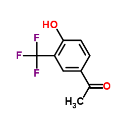 4'-Hydroxy-3'-(trifluoromethyl)acetophenone Structure