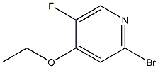 2-溴-4-乙氧基-5-氟吡啶结构式